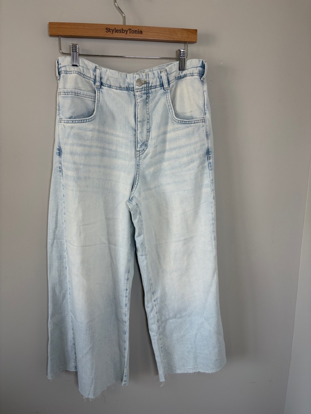 Anthropologie Pilcro The Adi Regenerative Cotton Mid Rise Flare Jeans Sz 29 NEW